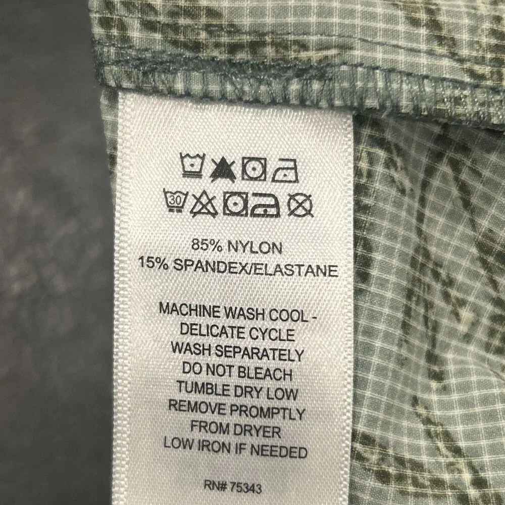 Aspen Skirt Womens Large Cargo Hiking Belted Outdoors Athletic Stretch Leaves - Picture 4 of 6